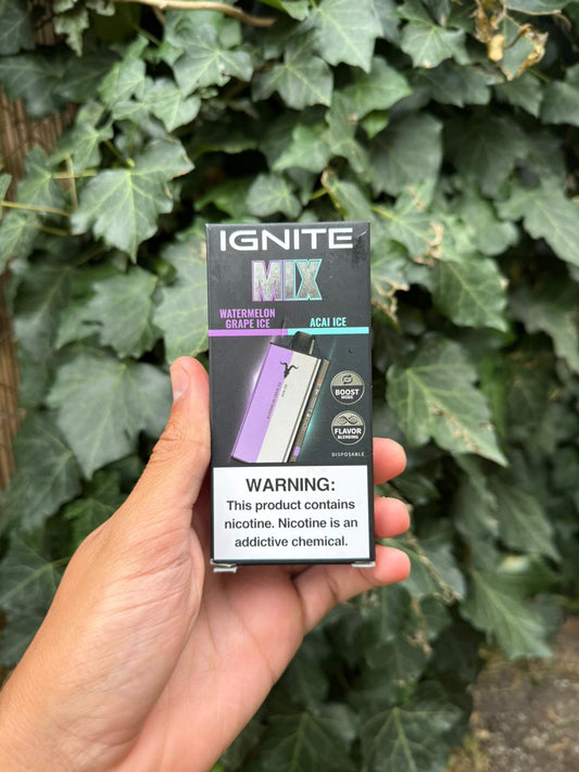 IGNITE V400 MIX Watermelon Grape Ice & Acai Ice