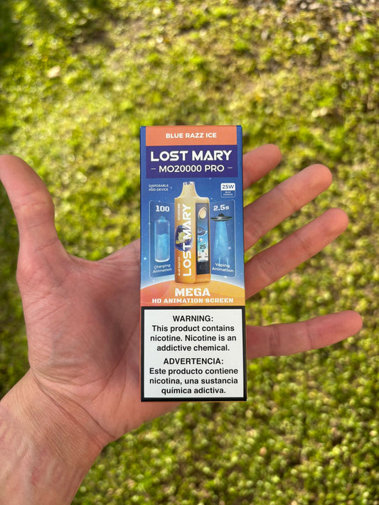 MO20000 PRO Blue Razz Ice